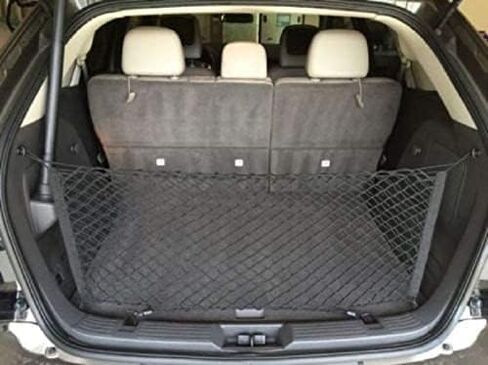 شبكة شحن شبكية مرنة على شكل ظرف لسيارة Ford Edge SE SEL ST Titanium 2016-2023 - منظمات وتخزين صندوق ممتاز - شبكة أمتعة لسيارات الدفع الرباعي - أفضل منظم سيارة لفورد إيدج in Saudi Arabia