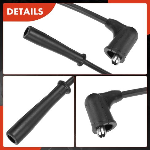 A-Premium Ignition Spark Plug Wires Set of 10 Compatible with Nissan 510 1980-981, 720 1981-1986, 2.0L 2.2L 2.4L in Saudi Arabia