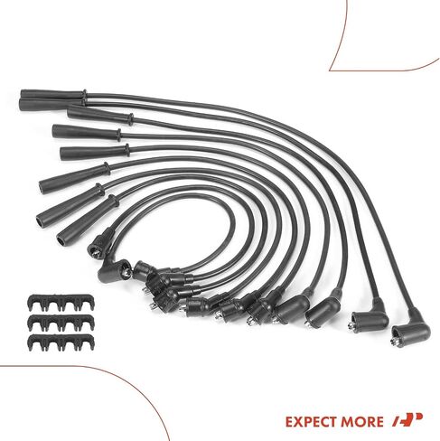 A-Premium Ignition Spark Plug Wires Set of 10 Compatible with Nissan 510 1980-981, 720 1981-1986, 2.0L 2.2L 2.4L in Saudi Arabia