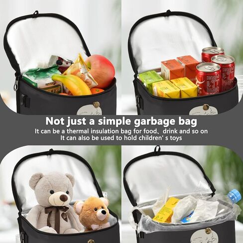 Halloween Skull Car Trash Can with Lid, 7.9 Gallon Capacity, Polyester Material, Foldable and Waterproof in Kuwait