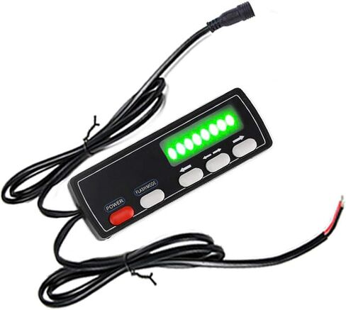 وحدة تحكم شاشة العرض الجديدة LE-JX، صندوق التحكم، مقبس متصل دائري أسود، شريط ضوء الطوارئ لمستشار المرور مقاس 35.5 بوصة in Kuwait