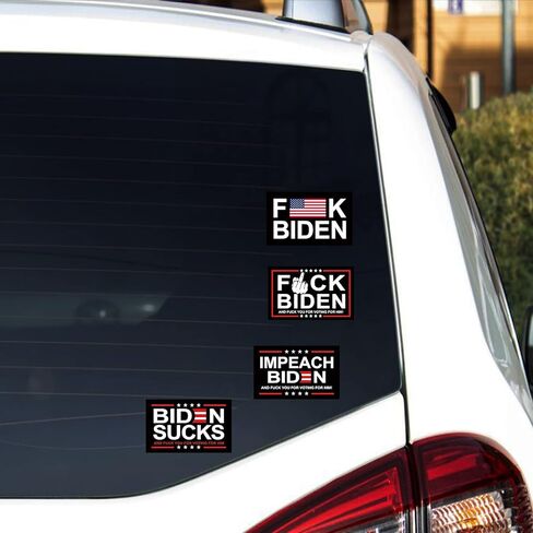 100 قطعة من ملصقات بايدن تمتص ملصق إقالة بايدن فعلت ذلك الملصق جو بايدن ملصق مضحك ملصق شعار حملة شعار محاكاة ساخرة للسيارة والدراجات النارية وخوذات الكمبيوتر المحمول ونافذة ديكور 2 × 3 بوصة in Kuwait
