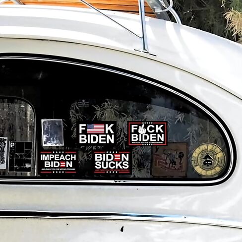 100 قطعة من ملصقات بايدن تمتص ملصق إقالة بايدن فعلت ذلك الملصق جو بايدن ملصق مضحك ملصق شعار حملة شعار محاكاة ساخرة للسيارة والدراجات النارية وخوذات الكمبيوتر المحمول ونافذة ديكور 2 × 3 بوصة in Kuwait