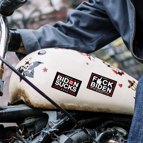 100 قطعة من ملصقات بايدن تمتص ملصق إقالة بايدن فعلت ذلك الملصق جو بايدن ملصق مضحك ملصق شعار حملة شعار محاكاة ساخرة للسيارة والدراجات النارية وخوذات الكمبيوتر المحمول ونافذة ديكور 2 × 3 بوصة in Kuwait