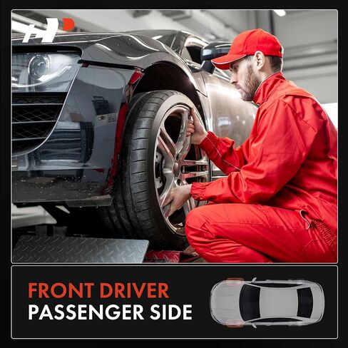 زوج A-Premium [2] مجموعة محور تحمل العجلة الأمامية متوافقة مع Chevy Impala Monte Carlo Uplander Venture Cadillac Seville Pontiac Grand Prix Buick Regal Century 5-Lug w/ABS استبدال # 513121 in Saudi Arabia