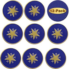 6/12/50/100Pcs Lone star Texas Enamel Lapel Pins Bulk-Supports Texas flag Badge for Men Women Clothes Bags Hats