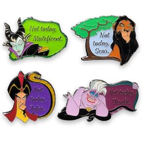 Disney Villains Flair Pin Set