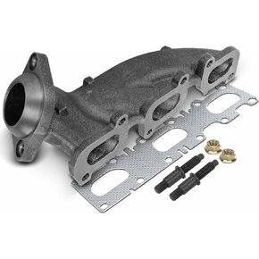 A-Premium Right Engine Exhaust Manifold Kit W/Gasket & Studs & Nuts [6Cyl 3.5 3.7L] Compatible with Ford F-150 2011-2017, Mustang 2011-2017, Transit-150/250/350/350 HD 2015-2019
