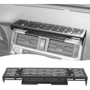 HOLCAR CENTER CENTOLE Extension حامل لوحة دائرة معلومات التثبيت المتوافقة مع تويوتا 4RUNNER 2010-2025 الملحقات الداخلية ، الأسود ، 2pcs