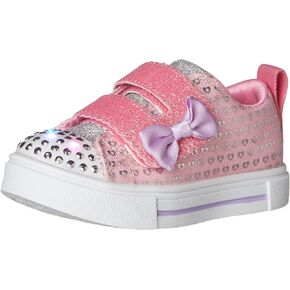 Skechers Girl's Twinkle Sparks Ice-Heather Sneaker