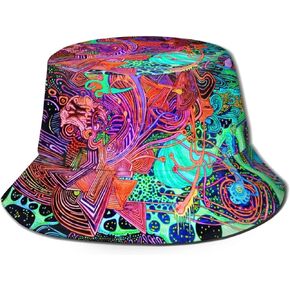 أزياء دلو القبعة Trippy مخدر للجنسين قبعة دلو الطباعة