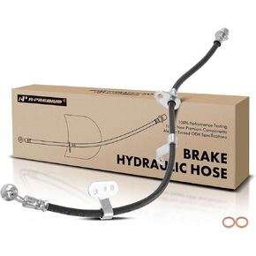 A -Premium Front Prastenger Brake Hose Hose متوافق مع نماذج Acura - RL 1996 1997 1998 1999 2000 2001 2002 2003 - استبدل# 01464SZ3000