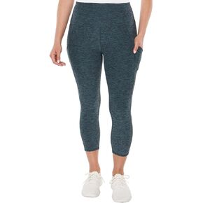 Kirkland Signature Capri Leggings for Women - Yoga Leggings - Gym Workout Pantic Yoga Pants مع جيوب