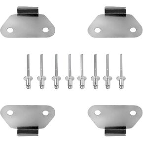 Saddlebag Lid Wear Plates Strike Plates Compatible with Harley Touring, Road King, Road Glide, Street Glide, Electra Glide 1993-2013, 4 PCS