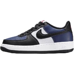 Nike Air Force 1 Big Kids' Shoes (HJ9201-400, Midnight Navy/White/University Red/Black) Size 5