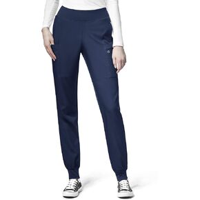 WonderWink W123 Women’s Comfort Waist Cargo Jogger Pant — Black, Small Petite in Kuwait
