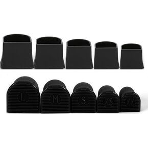 10pcs Shoes with Heel Cap Repair, Heel Protector Replacement, Heel Cap Noise Reduction, Needle tip Cover, Heel Stopper for high Heels, 5 Sizes of Heel Repair Cap and Heel Stopper