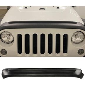 Hood Deflector Bug Shield Deflector for Jeep Wrangler JK 2007-2018 Hood Guard Protector Trail Armor