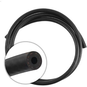4.92 Ft ID 1/4" Fuel Line,Rubber 1/4 Inch Fuel Hose with Internal Line Withstands 300PSI Work Pressure,Universal High Temp Resistance 1/4" Hose for Automotive Engine System (1/4" ID 4.92Ft)