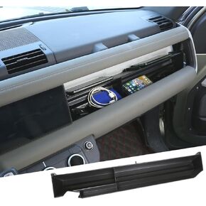 YIWANG ABS Black Copilot Side Storage Box Glove Box For Land Rover Defender 90 110 2020-2022 Car Accessories (Co-Pilot Glove Storage Box)