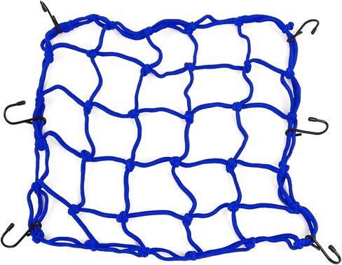 15 "× 15" شبكة شحن للدراجات النارية ، شباك البضائع المرنة الشباك الصافية إلى 30 "× 30" ، شبكات أمتعة خوذة التروس مع 2 "× 2" شبكات صغيرة و 6 خطافات قابلة للتعديل مناسبة لدراجة الدراجة النارية ATV (أصفر) in Kuwait