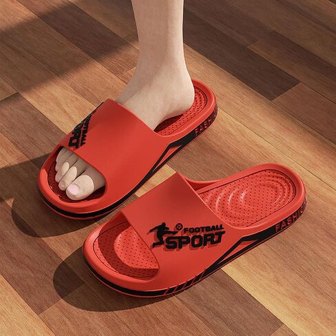 House Slide Sandals For Men Soft Beach Shower Bathroom Comfort Slippers EVA Anti-Slip Shoes in Saudi Arabia