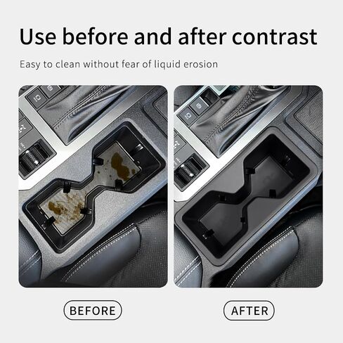 حامل كأس Smabee Center Cust For 2024 2025 Toyota Land Cruiser Prado 250 J250 LC250 Cup Association TPE Drink Organizer Interior Black in Kuwait