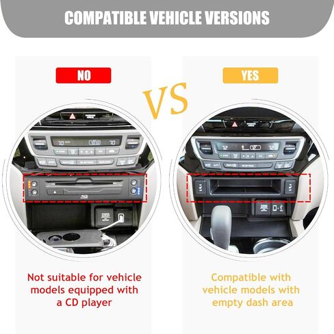 صينية منظم وحدة التحكم المركزية لـ Honda Pilot 2016-2022/ Ridgeline 2017-2025/ Passport 2019-2025 ، ABS Material Console Ruder Box Coin Accessories (النمط A) in Saudi Arabia