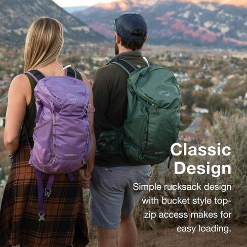 حقيبة ظهر Osprey Skarab 30L للمشي لمسافات طويلة للرجال مع خزان هيدروليكي، تندرا جرين، مقاس واحد in Kuwait