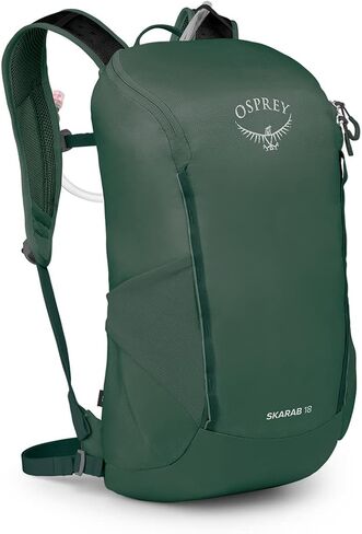 حقيبة ظهر Osprey Skarab 30L للمشي لمسافات طويلة للرجال مع خزان هيدروليكي، تندرا جرين، مقاس واحد in Kuwait