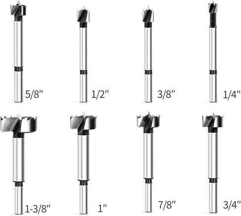 Forstner Bit Set 16 Pcs - BAIDETS Wood Drilling, Forstner Drill Bit with Center Positioning in Kuwait