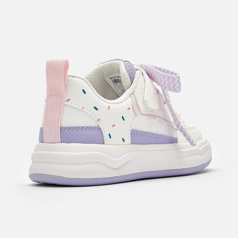 Balabala Little Girls Sneakers with Cute Bow Tie, Toddler Lightweight Comfortable Hook and Loop Casual Shoes in Saudi Arabia