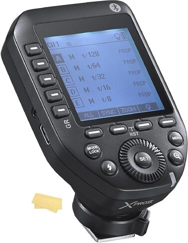Godox XProII-O TTL Wireless Flash Trigger Transmitter Compatible for Olympus/Panasonic Cameras,2.4G 1/8000s HSS,Bluetooth Connection,New Hotshoe Locking,16 Groups and 32 Channels in Kuwait