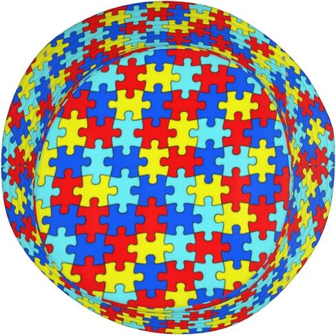 Funny Autism Awareness Bucket Hat Beach Sun Hat Summer Packable Autism Fisherman Cap for Adults Men Women in Kuwait