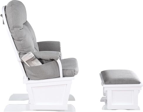 Suite Bebe Madison Glider & Ottoman, Espresso/Latte in Kuwait