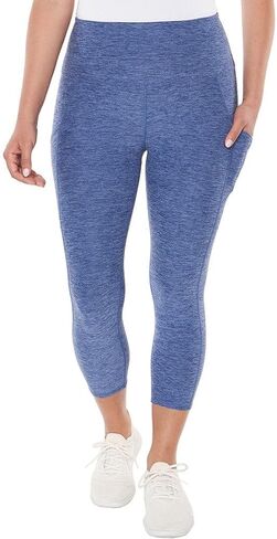 Kirkland Signature Capri Leggings for Women - Yoga Leggings - Gym Workout Athletic Yoga Pants with Pockets in Saudi Arabia