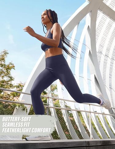 طماق عالية الخصر للنساء ، طماق التحكم في البطن لا ترى من خلال سروال اليوغا التمرين in Kuwait