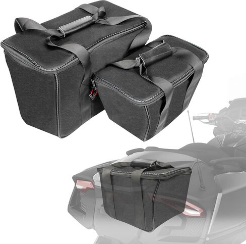 2pcs Rear Trunk Organizer Removable Liner Luggage Bags Waterproof Tool Gear Bag Trike Accessories Fit for Can Am Spyder RT RT-S 2010-2019 RT-L 2011-2019 in Saudi Arabia