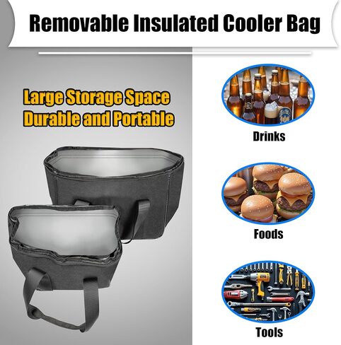 2pcs Rear Trunk Organizer Removable Liner Luggage Bags Waterproof Tool Gear Bag Trike Accessories Fit for Can Am Spyder RT RT-S 2010-2019 RT-L 2011-2019 in Saudi Arabia