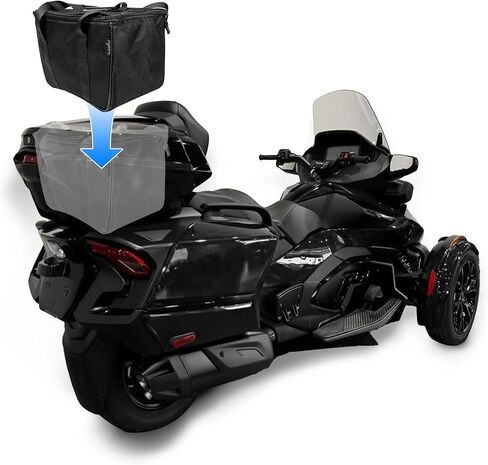 2pcs Rear Trunk Organizer Removable Liner Luggage Bags Waterproof Tool Gear Bag Trike Accessories Fit for Can Am Spyder RT RT-S 2010-2019 RT-L 2011-2019 in Saudi Arabia