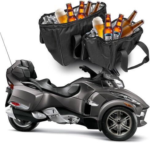2pcs Rear Trunk Organizer Removable Liner Luggage Bags Waterproof Tool Gear Bag Trike Accessories Fit for Can Am Spyder RT RT-S 2010-2019 RT-L 2011-2019 in Saudi Arabia