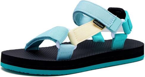WateLves Kids Sandals Boys Girls Lightweight Non-slip Athletic Sandals with Adjustable Webbing for Hiking Walking Beach Water Sports in Kuwait