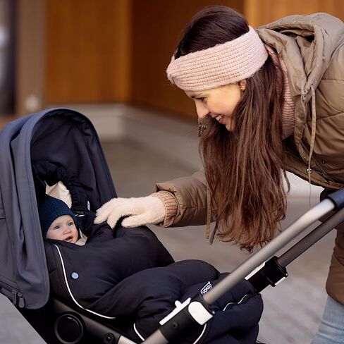 Voksi Urban Stroller Footmuff, Natural Wool and Down, Superbly Padded & High Insulation, Extendable, Designed in Norway, Stroller Bunting Bag in Saudi Arabia