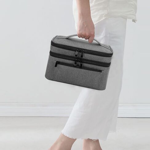 BAFASO Breast Pump Bag (Compatible with Medela Pump in Style) with a Waterproof Pump Parts Pad, Carrying Case for Medela Pump in Style and Extra Parts (Patent Pending), Black in Kuwait