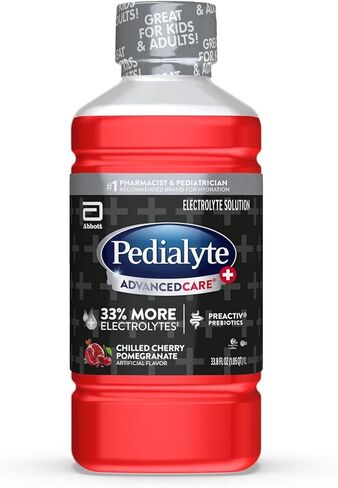 Pedialyte Advancedcare Plus Iced Grape Electrolyte Solution, 33.8 Fl Oz Bottle in Kuwait