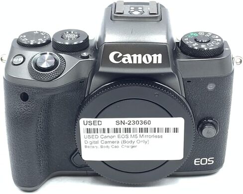 Canon Cameras US 24.2 Digital SLR Camera with 3.2-Inch LCD, Black (EOS M5 EF-M 15-45 STM KIT) in Saudi Arabia