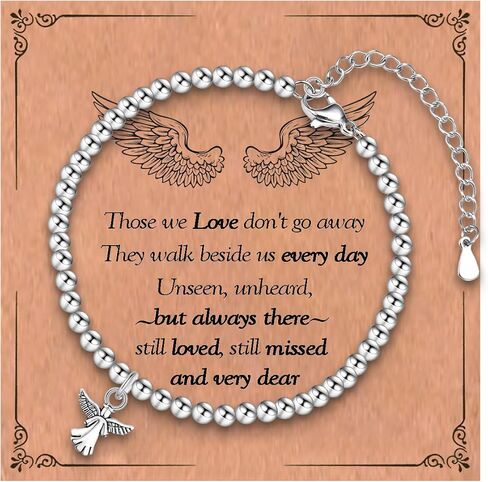 Angel Bracelet Beads - Memorial Gifts for Loss of Loved One, Miscarriage Gifts for Mothers & Fathers in Kuwait