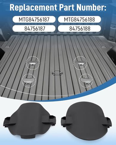Platform Hitch 5th Wheel Mount Covers Fit for GMC Sierra 3500HD, Fit for Chevrolet Silverado 2500HD 3500HD,Replace 84756187 84756188 in Saudi Arabia
