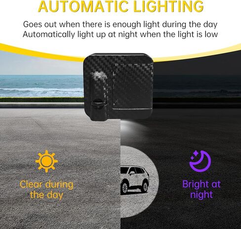 2 حزمة LED باب سيارة الترحيب مصابيح الإسقاط شعار Light Ghost Shadow Lamp in Kuwait