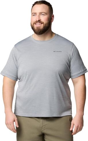 Columbia Men's Sage Peak Knit Short Sleeve Crew in Saudi Arabia